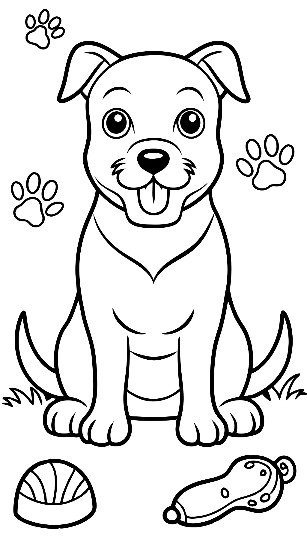 coloriages de chiens imprimables gratuitement